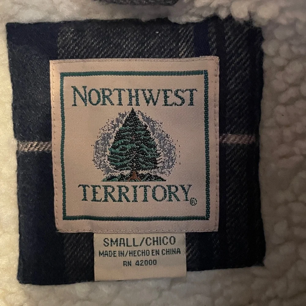 Northwest Territory Men's Plaid Zip-Up Jacket - Navy and gray - Picture 4 of 6